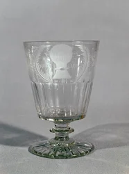 Wheel-engraved goblet, c.1800-25
